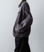 画像をギャラリービューアに読み込む, 【ssstein】SULFUR DYED WHIP CORD VINTAGE ZIP JACKET - BLACK
