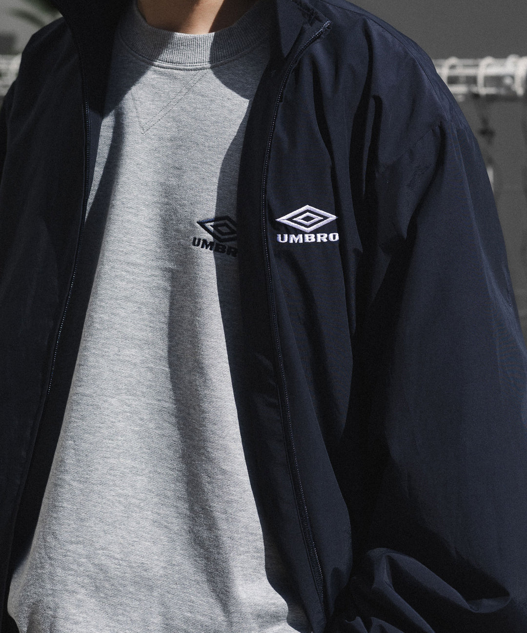 ssstein×UMBRO(シュタイン×アンブロ)のCO/NY POPLIN TRACK JACKET - DARK NAVYの公式通販サイトsession福岡セレクトショップ