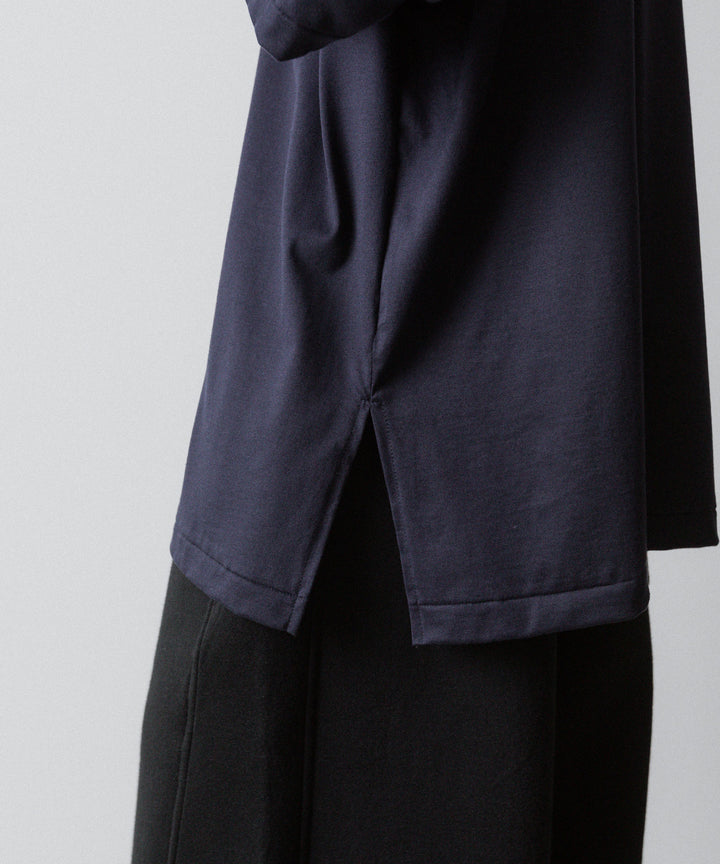 INTÉRIM(インテリム)の HYPER BIG HIGH GAUGE SUVIN JERSEY POLO SHIRT - ROYAL D.PURPLEの公式通販サイトsession福岡セレクトショップ