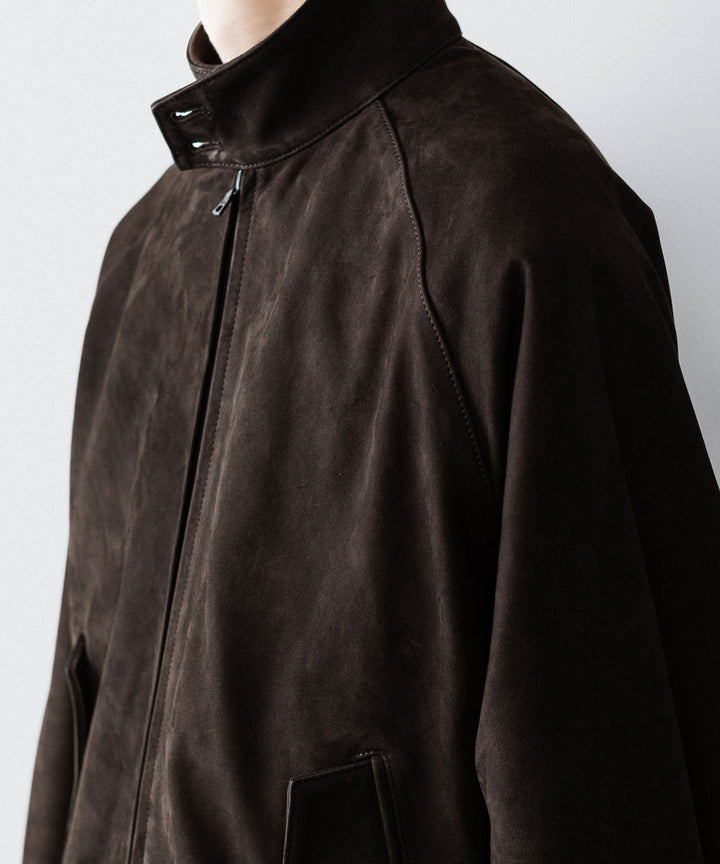 ssstein(シュタイン)のCOW NUBUCK SWING TOP JACKET - DARK BROWNの公式通販サイトsession福岡セレクトショップ