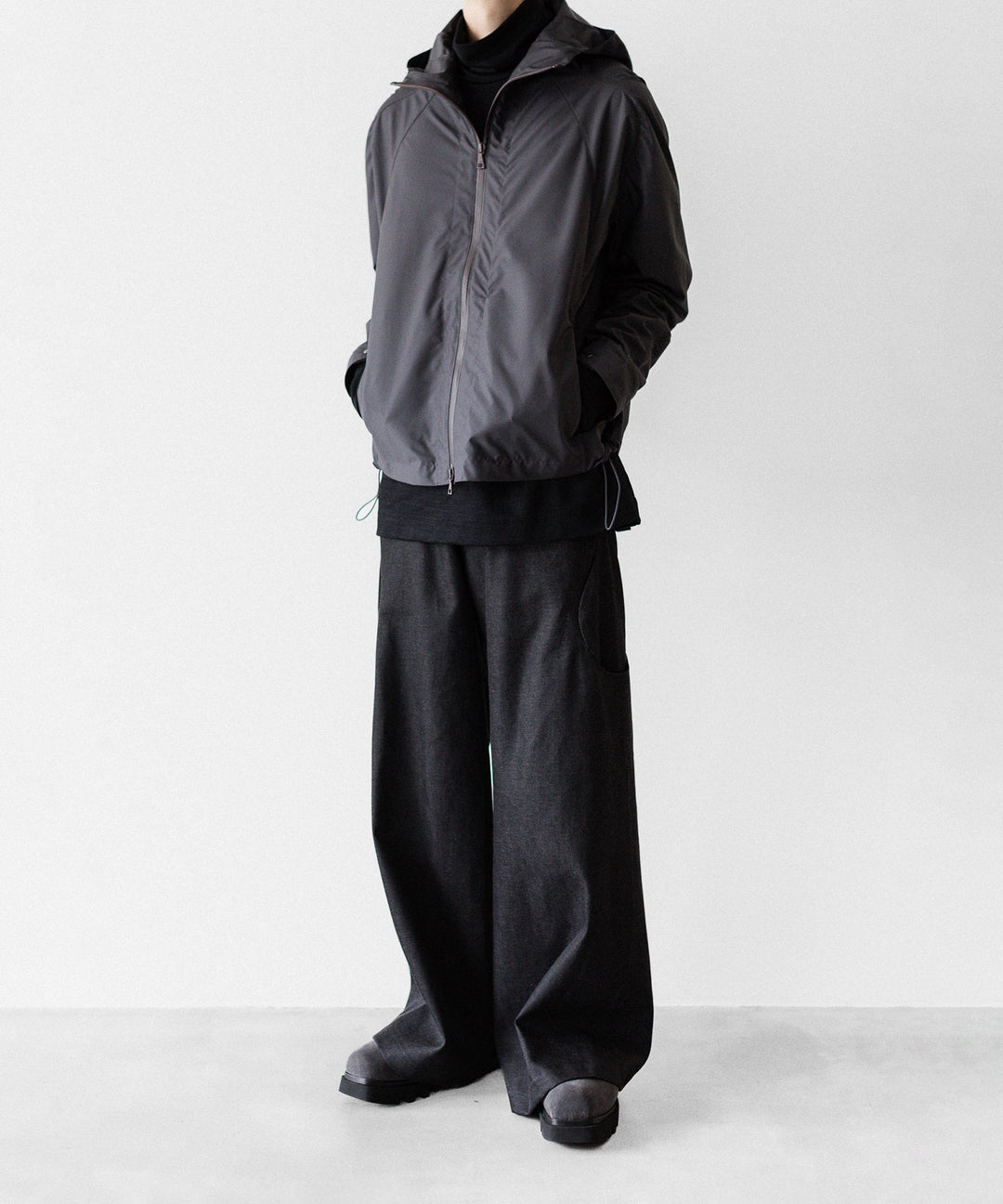 OPPOSE DUALITY オポーズデュアリティの6 POCKET SUB ONG DENIM TROUSERSのBLACK GRAY公式通販サイトsession福岡セレクトショップ