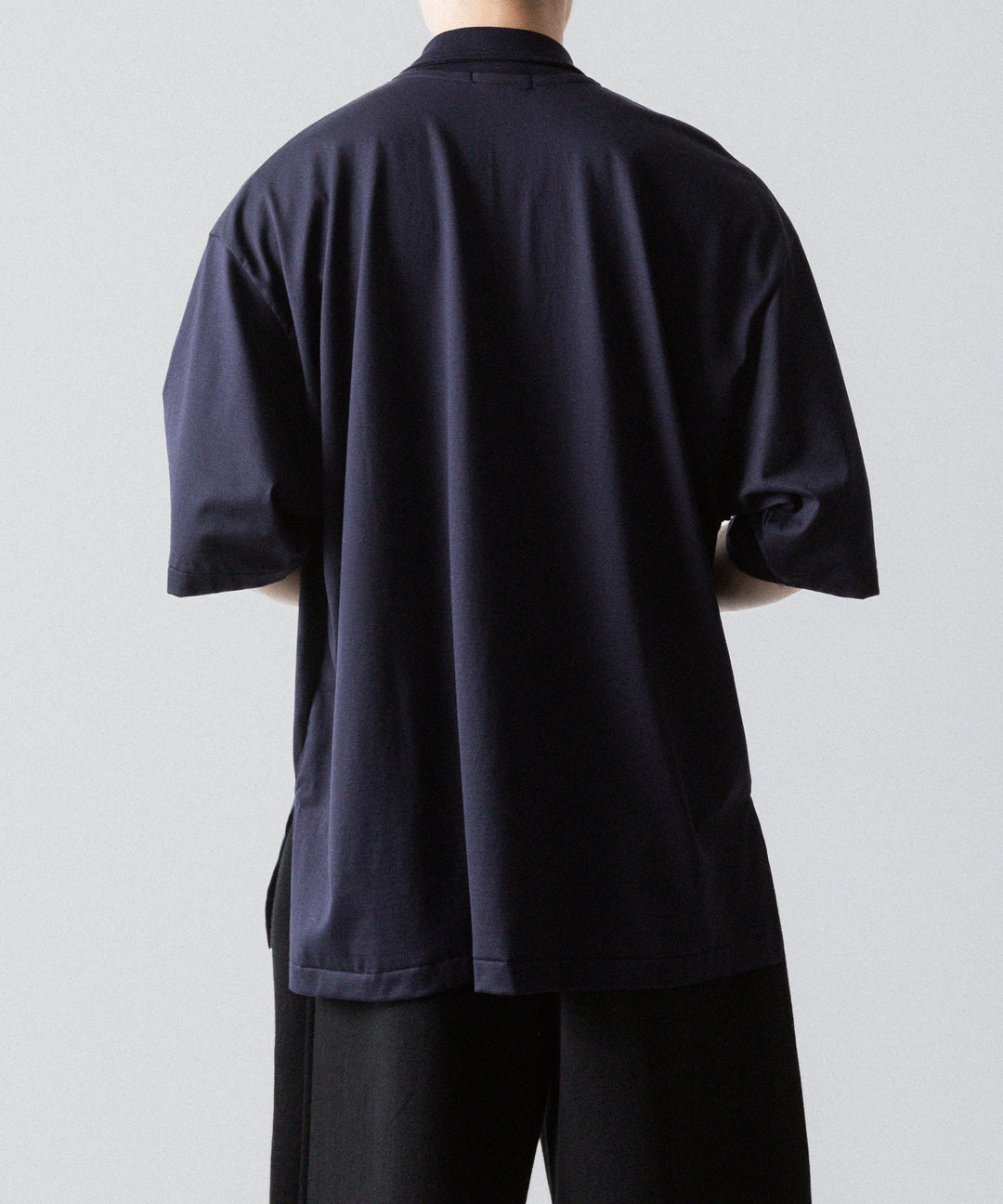 INTÉRIM(インテリム)の HYPER BIG HIGH GAUGE SUVIN JERSEY POLO SHIRT - ROYAL D.PURPLEの公式通販サイトsession福岡セレクトショップ