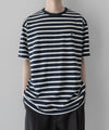 【NEITHERS】Basic Stripe S/S T-Shirt - NAVY STRIPE