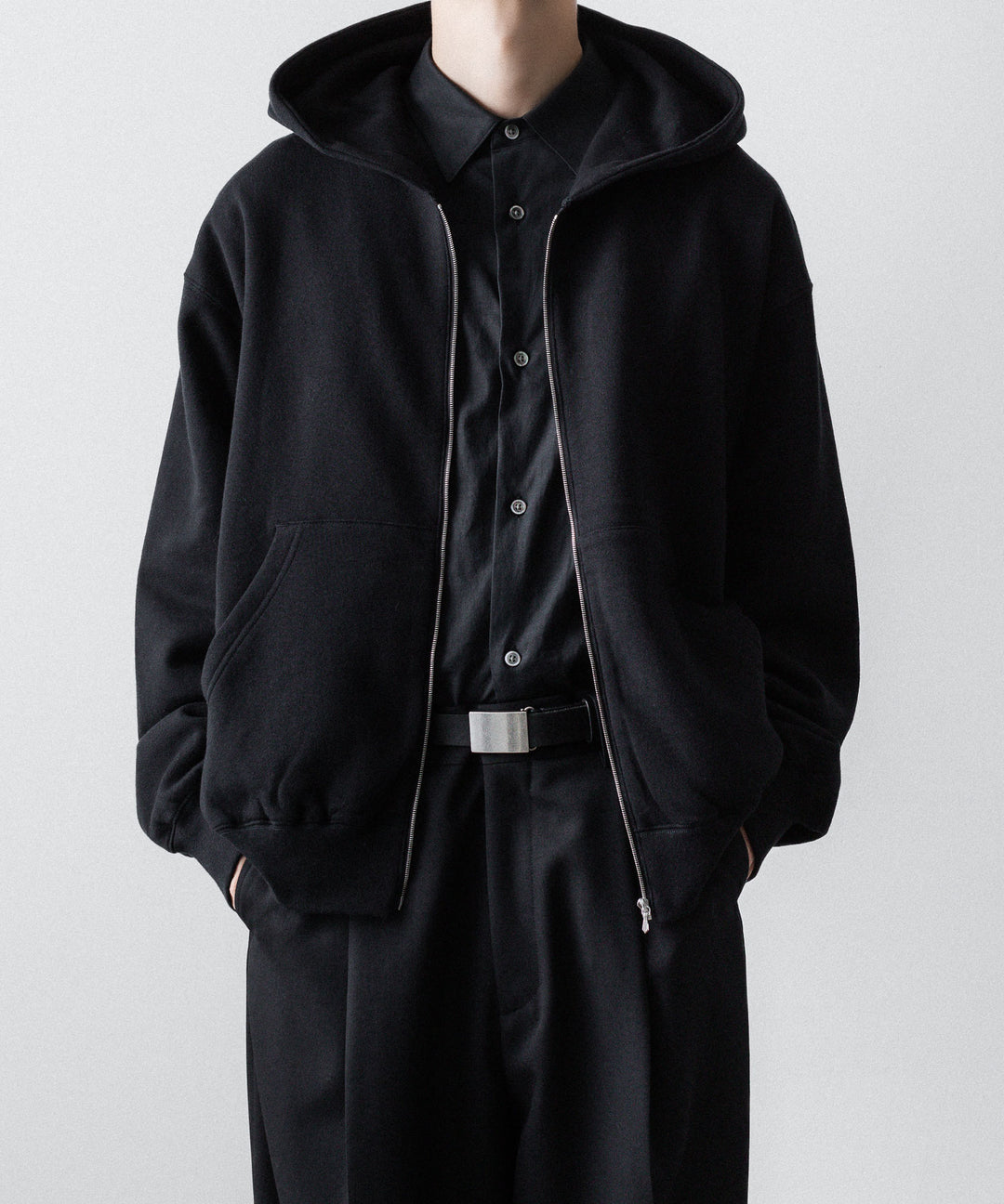 ssstein(シュタイン)のYAK/COTTON SWEAT ZIP HOODY - BLACKの公式通販サイトsession福岡セレクトショップ