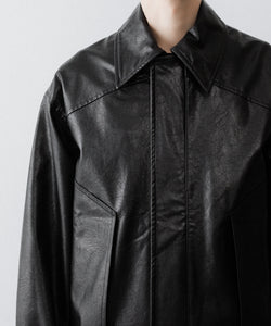 CODA / コーダ】BLACK SYNTHETIC LEATHER CLUB JACKET - BLACK | 公式