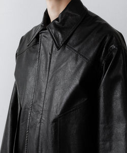 CODA / コーダ】BLACK SYNTHETIC LEATHER CLUB JACKET - BLACK | 公式