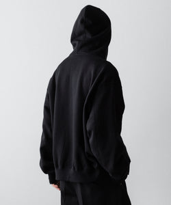 ssstein / シュタイン】YAK/COTTON SWEAT ZIP HOODY - BLACK | 公式