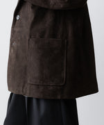 画像をギャラリービューアに読み込む, ssstein(シュタイン)のCOW NUBUCK BLAZER - DARK BROWNの公式通販サイトsession福岡セレクトショップ
