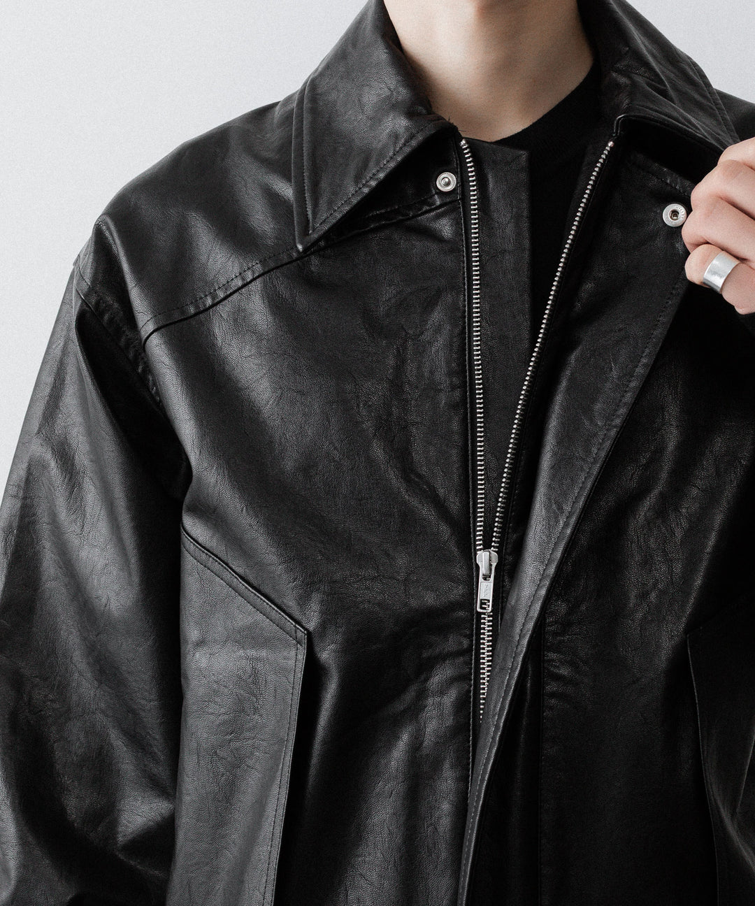 CODA コーダ BLACK SYNTHETIC LEATHER CLUB JACKETのBLACK 公式通販サイトsession福岡セレクトショップ