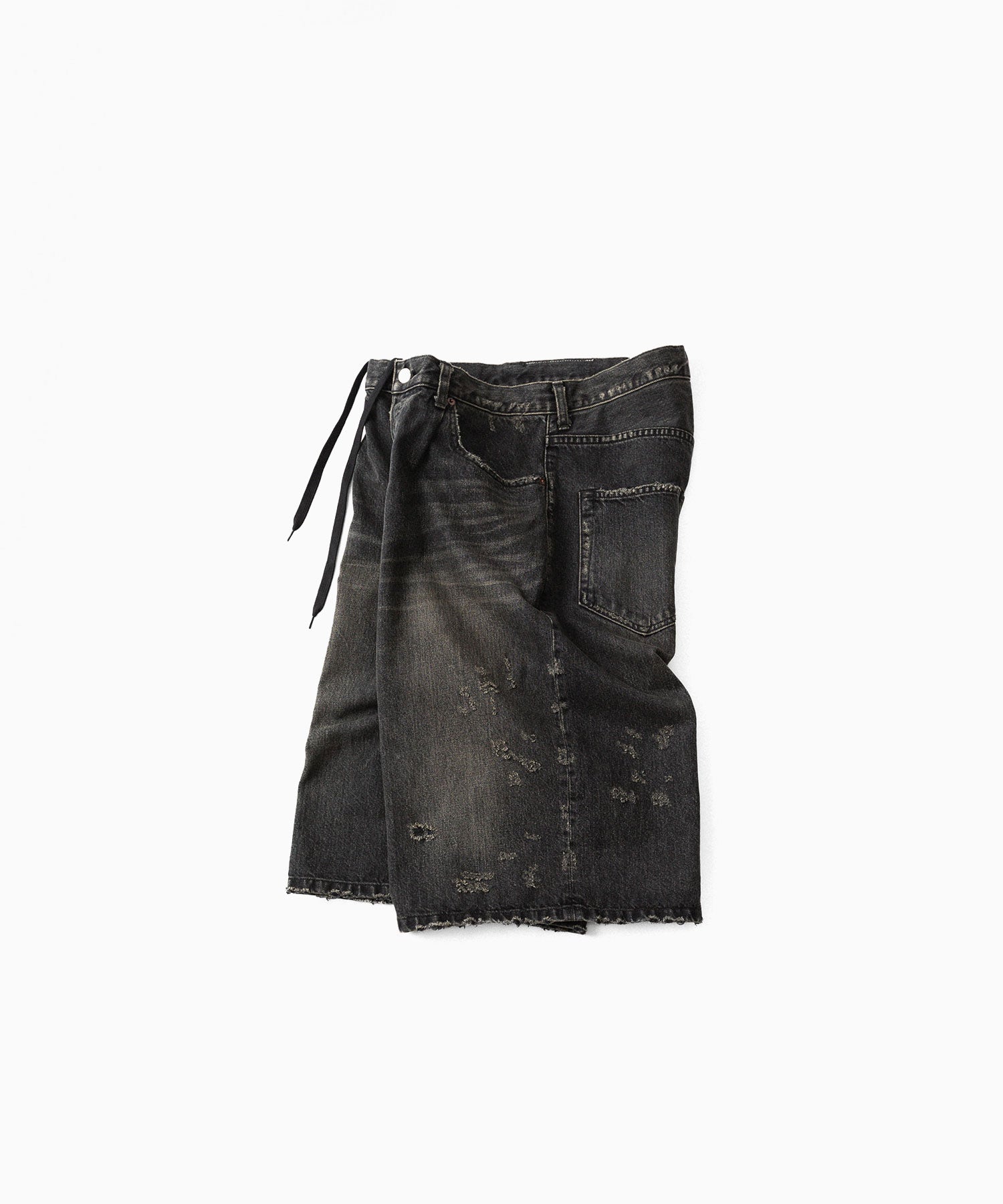 ssstein / シュタイン】BAGGY DENIM SHORTS - BLACK | 公式通販サイト