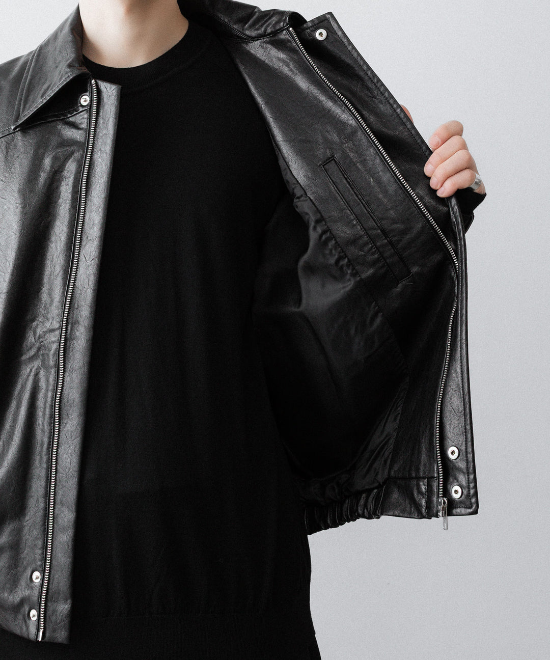 CODA コーダ BLACK SYNTHETIC LEATHER CLUB JACKETのBLACK 公式通販サイトsession福岡セレクトショップ
