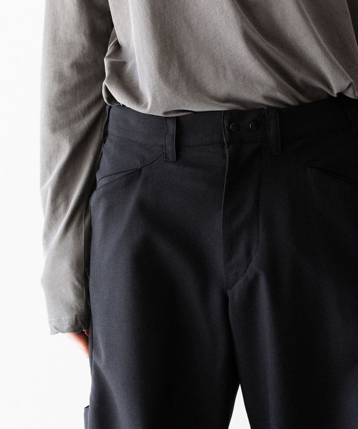OPPOSE DUALITY オポーズデュアリティのSUB ONG WOOL TRSのBLACKのBLACK 公式通販サイトsession福岡セレクトショップ