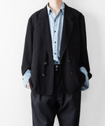 画像をギャラリービューアに読み込む, INTÉRIM インテリムのSILK LINEN "BOURGERON" FRENCH WORK TROUSERのBLACK 公式通販サイトsession福岡セレクトショップ
