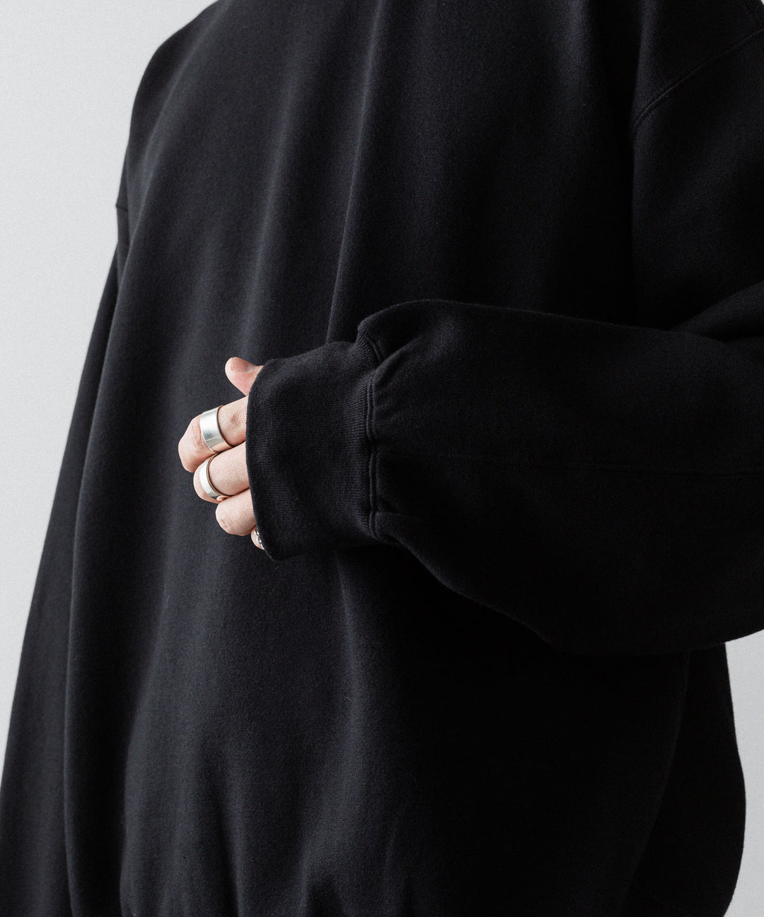 ssstein(シュタイン)のYAK/COTTON SWEAT LS - BLACKの公式通販サイトsession福岡セレクトショップ