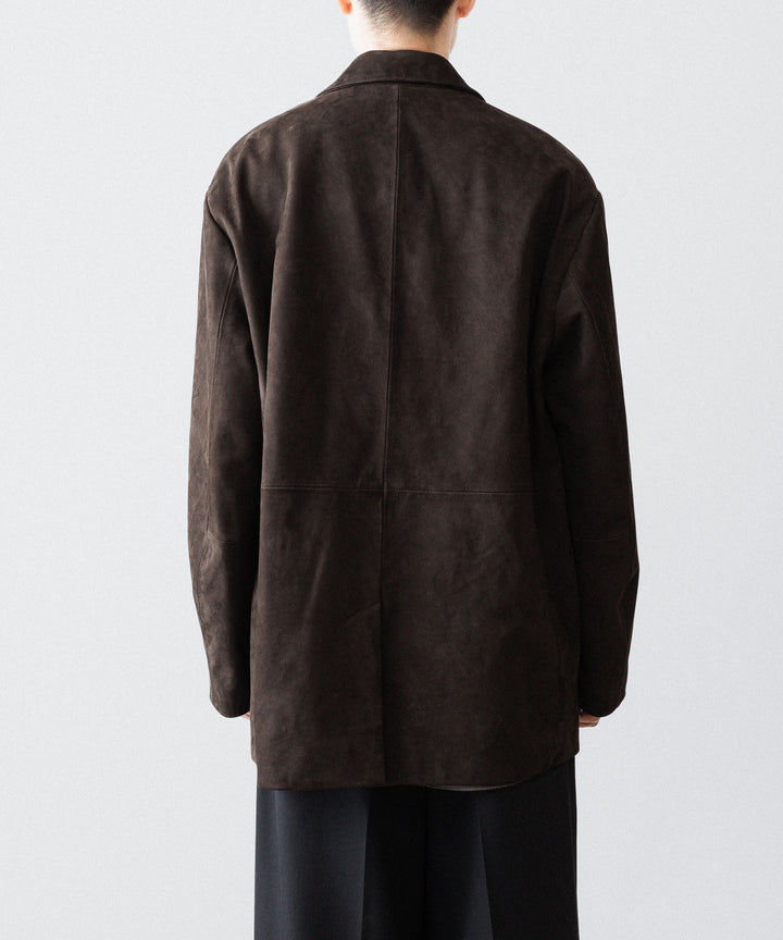 ssstein(シュタイン)のCOW NUBUCK BLAZER - DARK BROWNの公式通販サイトsession福岡セレクトショップ