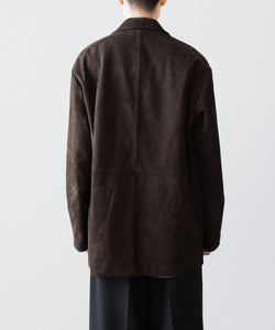 ssstein / シュタイン】COW NUBUCK BLAZER - DARK BROWN | 公式通販