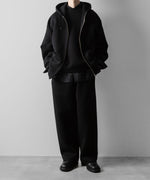 画像をギャラリービューアに読み込む, ssstein(シュタイン)のCOTTON DOUBLE KNIT TWIST SEAM PANTS - BLACKの公式通販サイトsession福岡セレクトショップ
