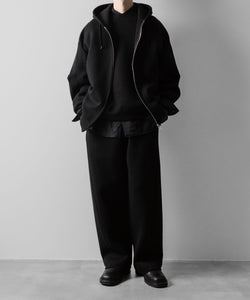 ssstein(シュタイン)のCOTTON DOUBLE KNIT TWIST SEAM PANTS - BLACKの公式通販サイトsession福岡セレクトショップ