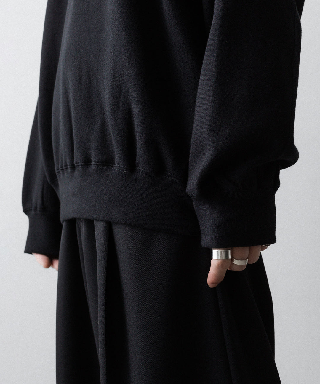 ssstein(シュタイン)のYAK/COTTON SWEAT LS - BLACKの公式通販サイトsession福岡セレクトショップ