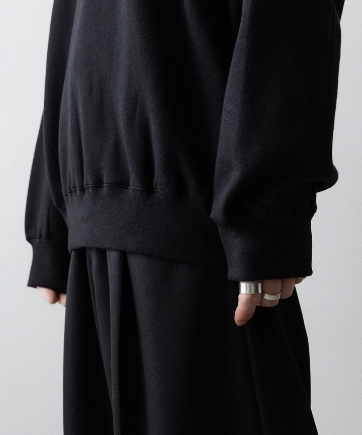 ssstein(シュタイン)のYAK/COTTON SWEAT LS - BLACKの公式通販サイトsession福岡セレクトショップ