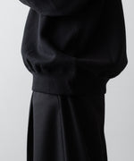 画像をギャラリービューアに読み込む, ssstein(シュタイン)のYAK/COTTON SWEAT LS - BLACKの公式通販サイトsession福岡セレクトショップ
