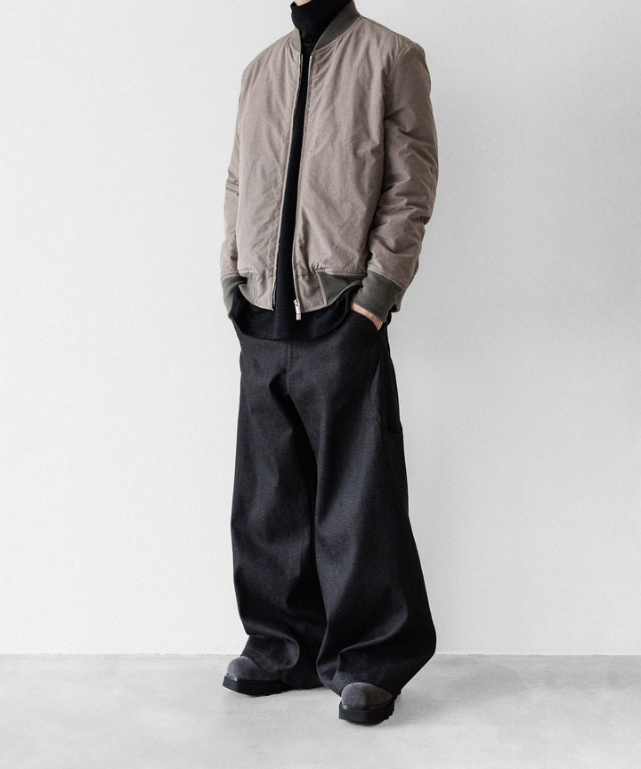 OPPOSE DUALITY オポーズデュアリティの6 POCKET SUB ONG DENIM TROUSERSのBLACK GRAY公式通販サイトsession福岡セレクトショップ
