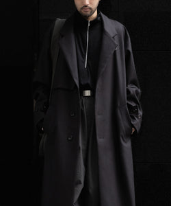 ssstein(シュタイン)の24AWコレクション LAY CHESTER COAT - DARK CHARCOAL 公式通販サイトsession福岡セレクトショップ