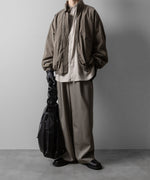 画像をギャラリービューアに読み込む, ssstein(シュタイン)のTWIST SEAM WIDE EASY TROUSERS - TAUPE BEIGEの公式通販サイトsession福岡セレクトショップ
