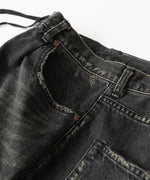 画像をギャラリービューアに読み込む, ssstein(シュタイン)のBAGGY DENIM SHORTS - BLACKの公式通販サイトsession福岡セレクトショップ
