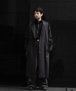 画像をギャラリービューアに読み込む, INTÉRIM(インテリム)のEXTRA FINE MERINO WOOL JERSEY HIGH NECK HALF ZIP - BLACKの公式通販サイトsession福岡セレクトショップ
