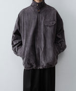 画像をギャラリービューアに読み込む, 【ssstein】SULFUR DYED WHIP CORD VINTAGE ZIP JACKET - BLACK
