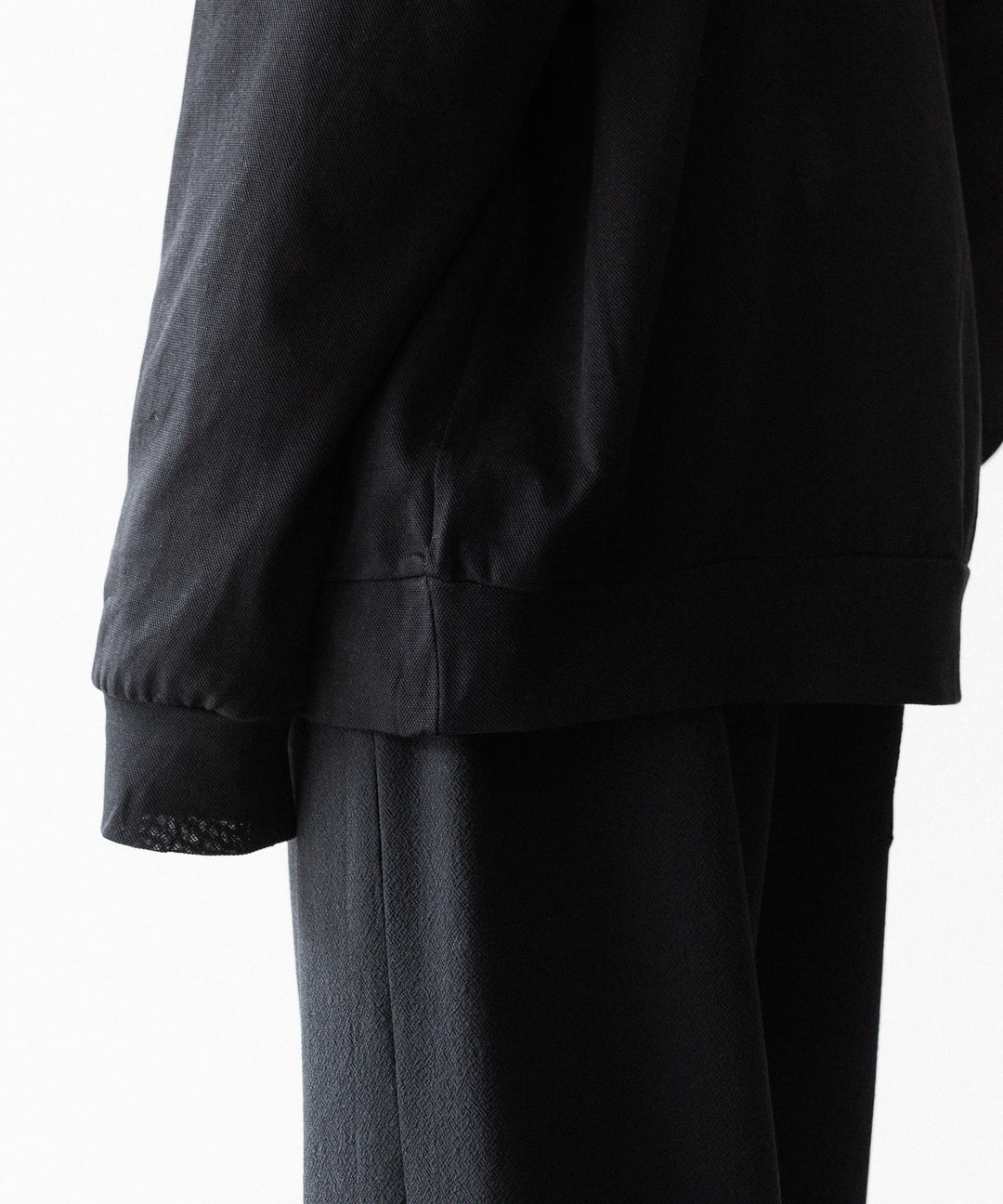 INTÉRIM - インテリムのHIGH GAUGE SEA ISLAND PIQUE HYPER BIG LONG POLOのBLACK公式通販サイトsession福岡セレクトショップ