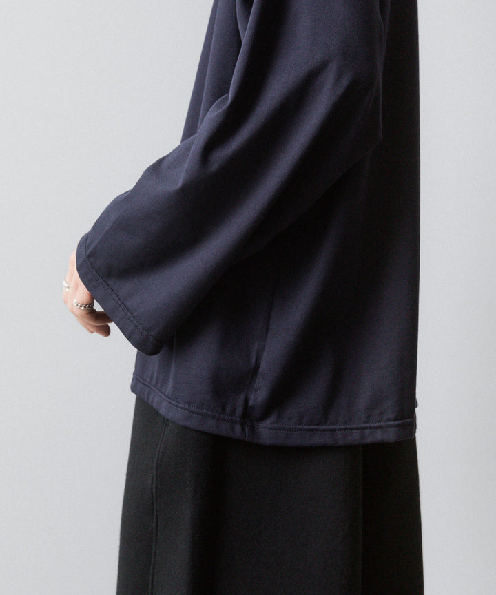 INTÉRIM(インテリム)の HYPER BIG HIGH GAUGE SUVIN JERSEY L/S FOOTBALL TEE - ROYAL D.PURPLEの公式通販サイトsession福岡セレクトショップ