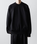 画像をギャラリービューアに読み込む, ssstein(シュタイン)のYAK/COTTON SWEAT LS - BLACKの公式通販サイトsession福岡セレクトショップ
