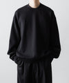 【ssstein】YAK/COTTON SWEAT LS - BLACK