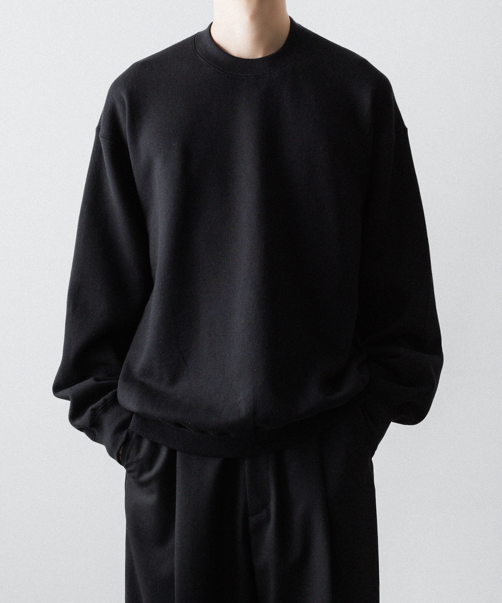 ssstein(シュタイン)のYAK/COTTON SWEAT LS - BLACKの公式通販サイトsession福岡セレクトショップ