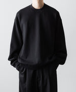 画像をギャラリービューアに読み込む, ssstein(シュタイン)のYAK/COTTON SWEAT LS - BLACKの公式通販サイトsession福岡セレクトショップ
