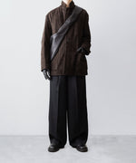 画像をギャラリービューアに読み込む, ssstein(シュタイン)のLONG WIDE TROUSERS (2/90 WOOL GABARDINE) - BLACKの公式通販サイトsession福岡セレクトショップ
