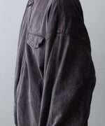 画像をギャラリービューアに読み込む, 【ssstein】SULFUR DYED WHIP CORD VINTAGE ZIP JACKET - BLACK
