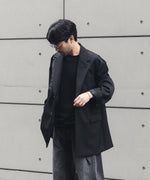 画像をギャラリービューアに読み込む, ssstein(シュタイン)のOVERSIZED SINGLE BREASTED LONG JACKET - BLACKの公式通販サイトsession福岡セレクトショップ
