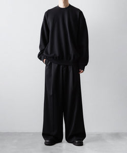 ssstein / シュタイン】YAK/COTTON SWEAT LS - BLACK | 公式通販サイト