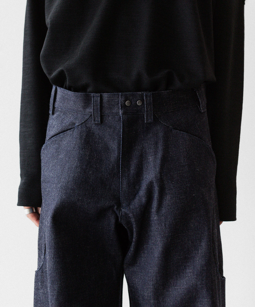 OPPOSE DUALITY オポーズデュアリティの6 POCKET SUB ONG DENIM TROUSERSのINDIGO公式通販サイトsession福岡セレクトショップ