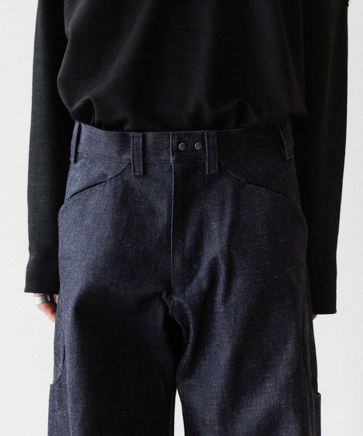 OPPOSE DUALITY オポーズデュアリティの6 POCKET SUB ONG DENIM TROUSERSのINDIGO公式通販サイトsession福岡セレクトショップ
