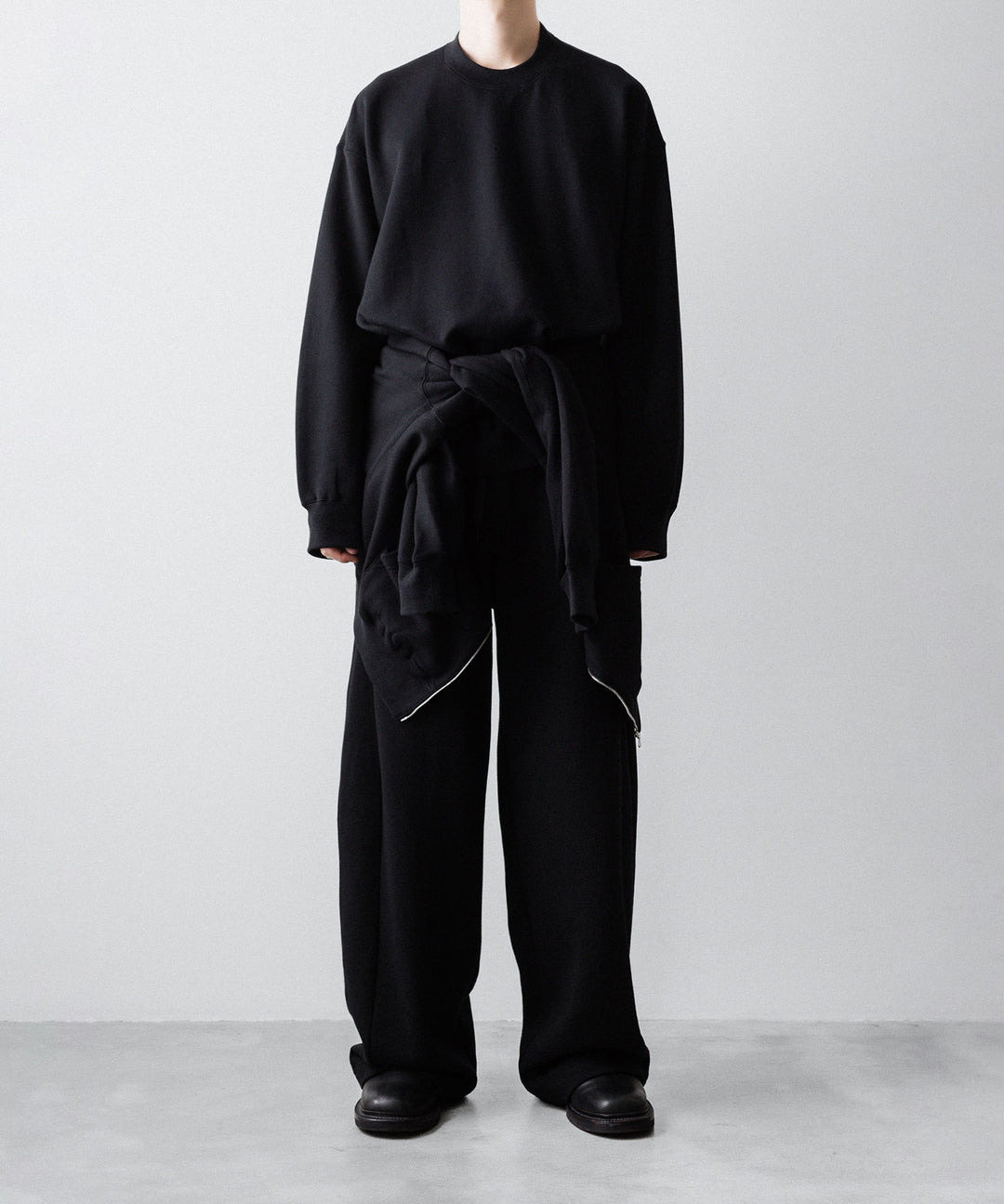ssstein(シュタイン)のYAK/COTTON SWEAT EASY TROUSERS - BLACKの公式通販サイトsession福岡セレクトショップ