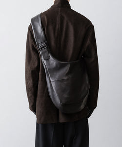 美品 ssstein 25SS レザーショルダーバッグ メンズ シュタイン 黒 ssstein（シュタイン）2025SS 25SS LEATHER SHOULDER BAG Black - Laid