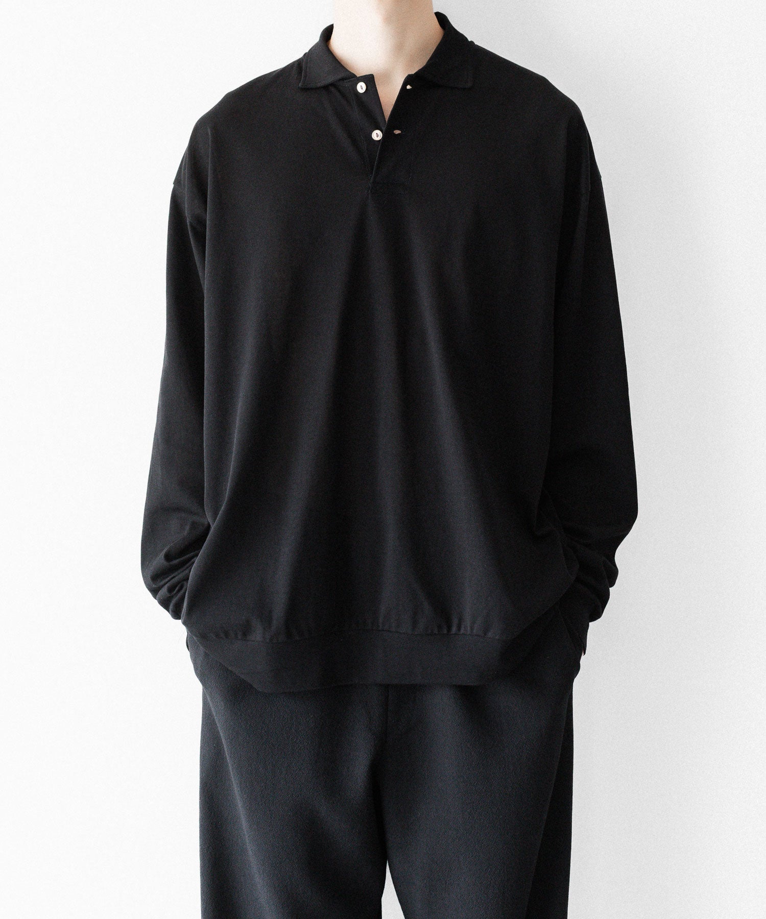 INTÉRIM/インテリム】 HIGH GAUGE SEA ISLAND PIQUE HYPER BIG LONG