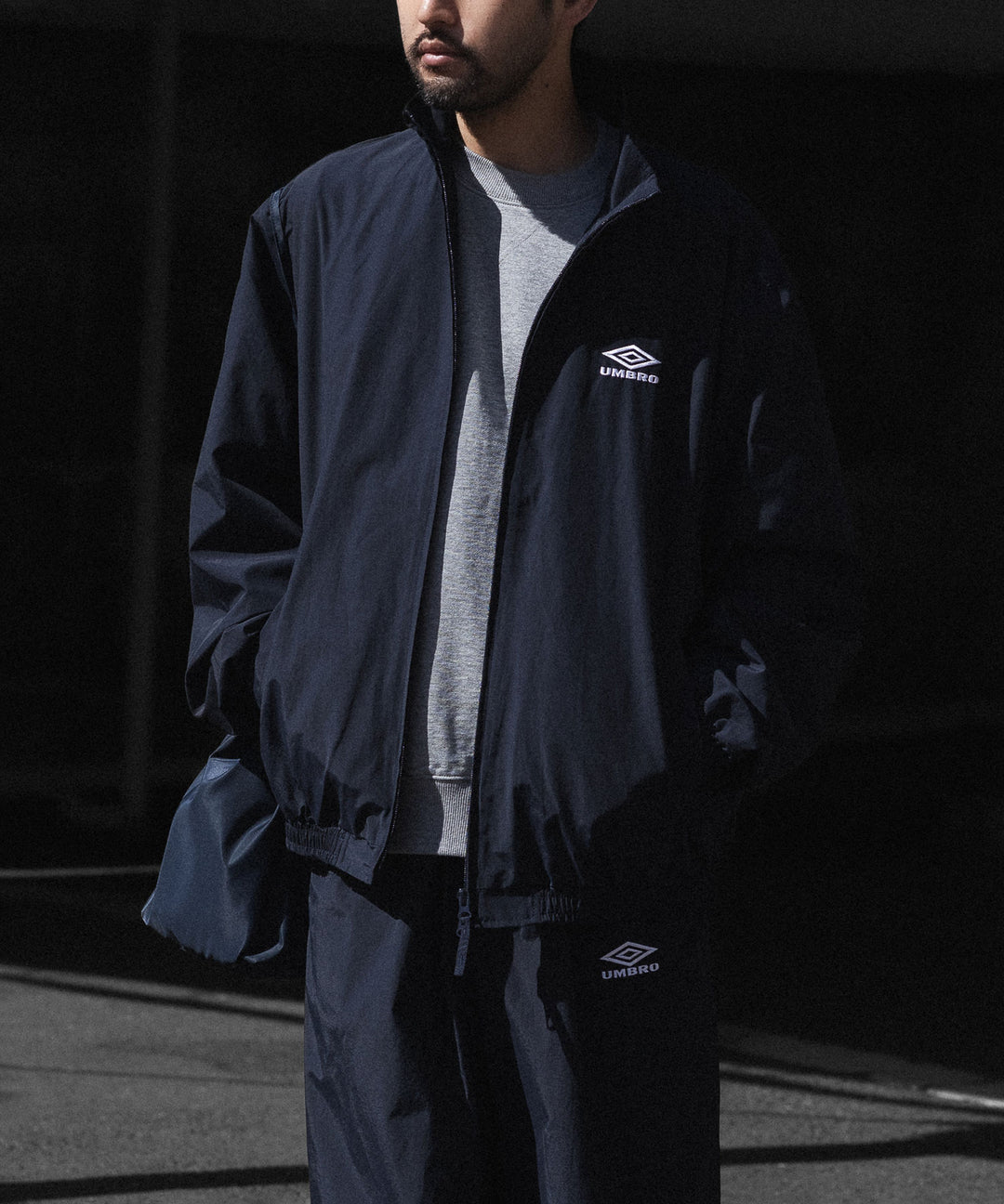 ssstein×UMBRO(シュタイン×アンブロ)のCO/NY POPLIN TRACK JACKET - DARK NAVYの公式通販サイトsession福岡セレクトショップ
