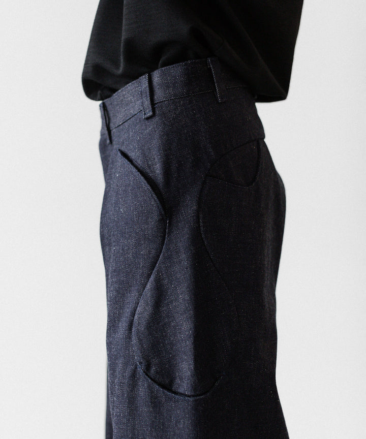 OPPOSE DUALITY オポーズデュアリティの6 POCKET SUB ONG DENIM TROUSERSのINDIGO公式通販サイトsession福岡セレクトショップ