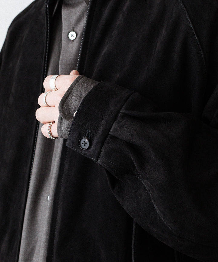 ssstein(シュタイン)のCOW NUBUCK SWING TOP JACKET - BLACKの公式通販サイトsession福岡セレクトショップ