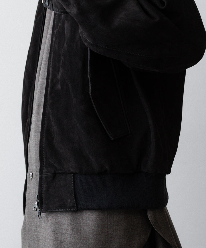ssstein(シュタイン)のCOW NUBUCK SWING TOP JACKET - BLACKの公式通販サイトsession福岡セレクトショップ
